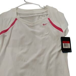 L women's Dri-Fit sports spandex type Nike shirt